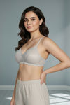 Zivame Dreamcatcher Padded Non Wired Medium Coverage Lace Bra - Wild Chime — thumbnail 4